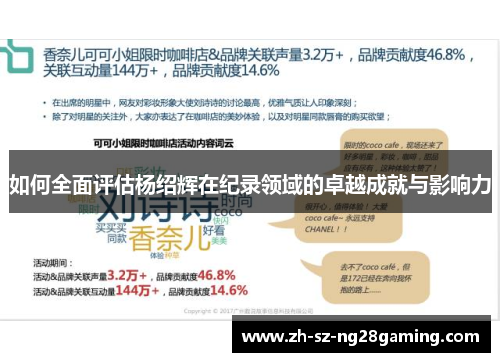 如何全面评估杨绍辉在纪录领域的卓越成就与影响力