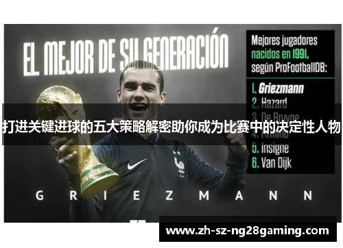 打进关键进球的五大策略解密助你成为比赛中的决定性人物