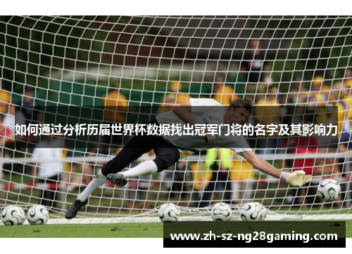 如何通过分析历届世界杯数据找出冠军门将的名字及其影响力